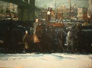 George Wesley Bellows Snow Dumpers France oil painting artist